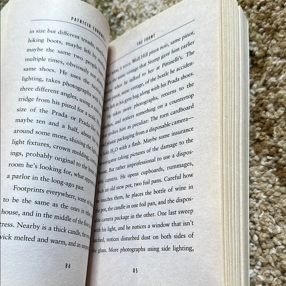 Patricia Cornwell At Risk & The Front Novels The Win Garano Series of 2 Complete - Picture 13 of 15